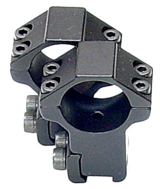 Крепления к оптике (кольца, кронштейн) LEAPERS (ЛИПЕРС) RGPM-25H4 на планку ласточкин хвост AccuShot Airgun/.22 1" High Profile Rings.